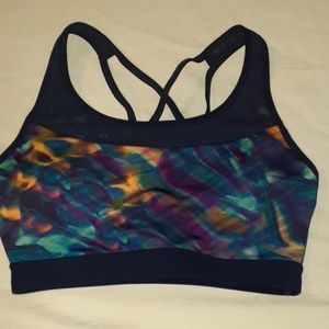 Calia by Carrie Underwood‎ Sports Bra Tie Dye Mesh